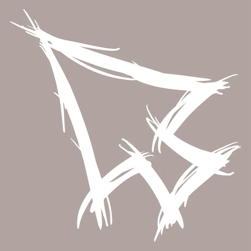 Mouse pointer cursor, arrow, hand drawn.