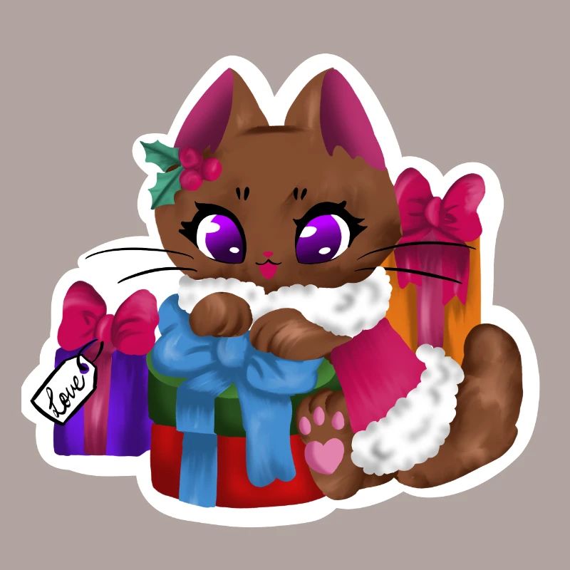 Chat🎁🐱 présent