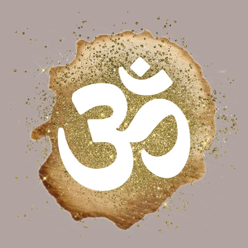 om zeichen gold erde elemente