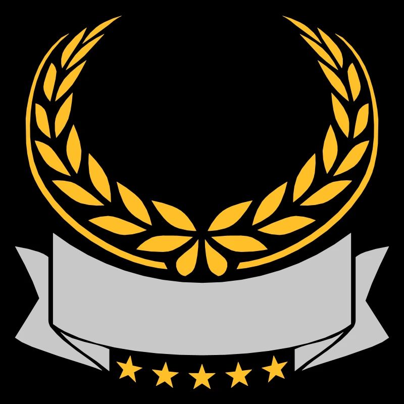 Bannière Laurel Wreath Stars Empty