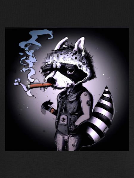 Racoon Smoking