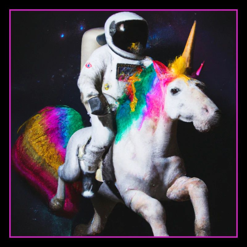 cosmonaute licorne