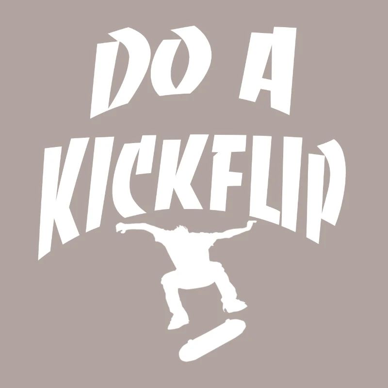 Machen Sie einen Kickflip