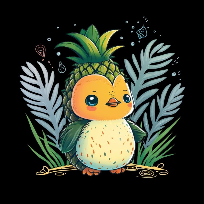 Manchot ananas