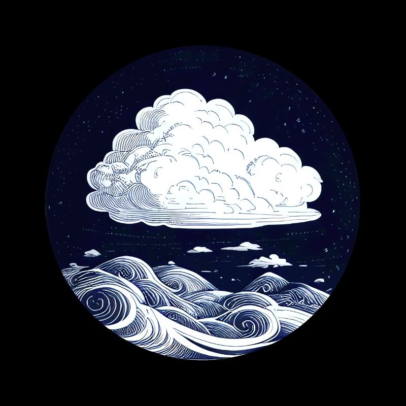 Clouds in blue/white