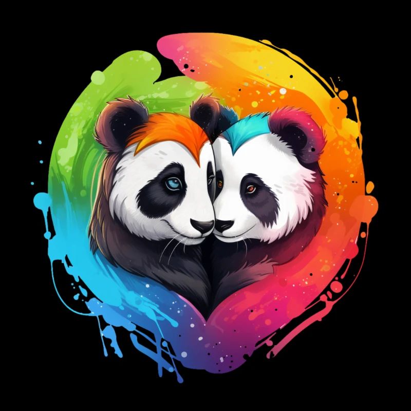 LGBTQIA+ Panda`s in love