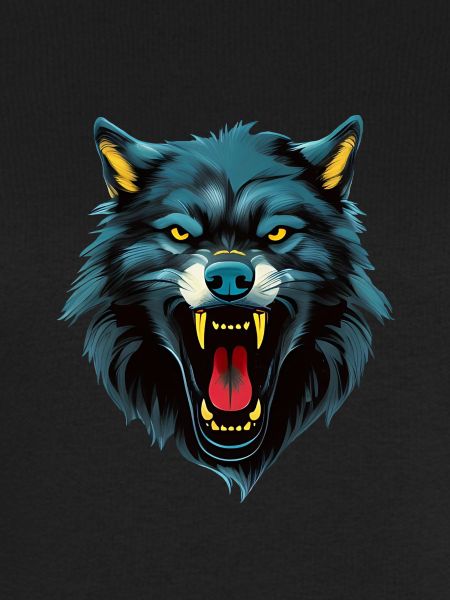 wütender Wolf