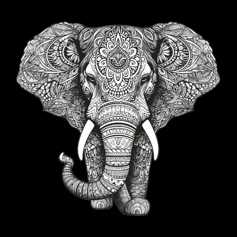 Mandala éléphant