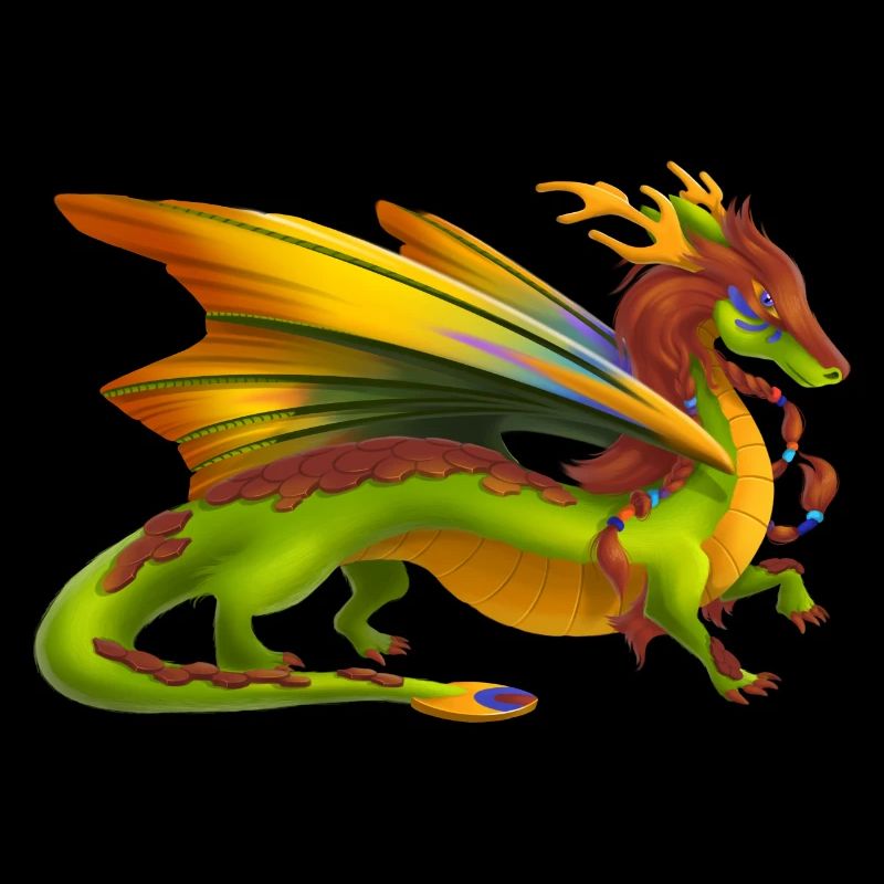 Magischer Erde Drache - Drachen der Elemente