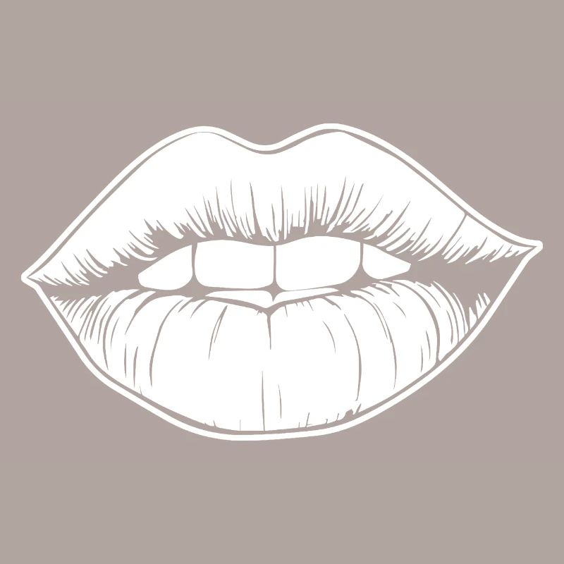 Lèvres, bouche, baisers lèvres