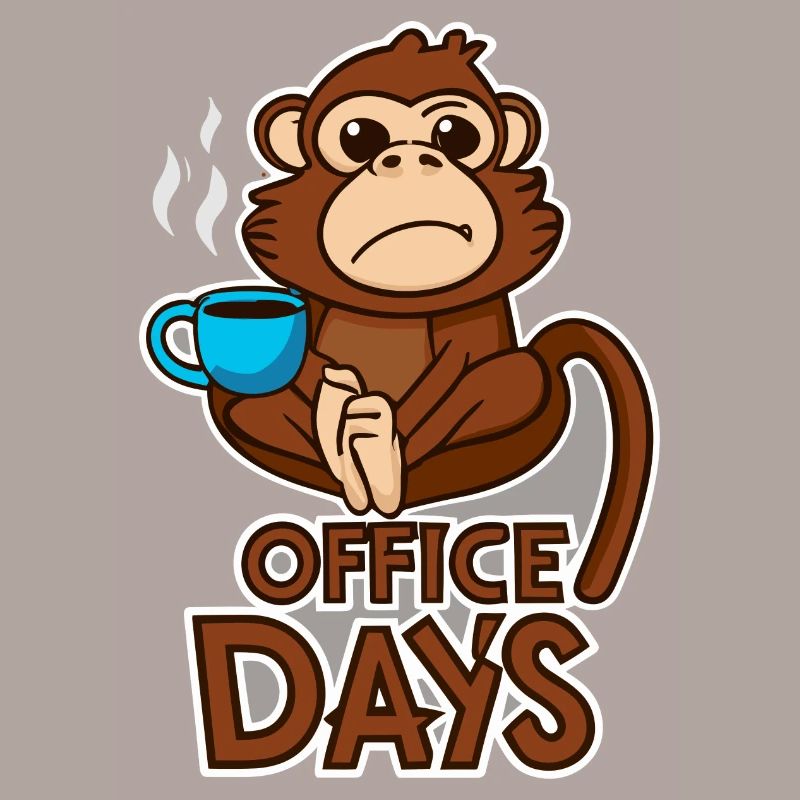 Grumpy Monkey Office-Days Geschenk