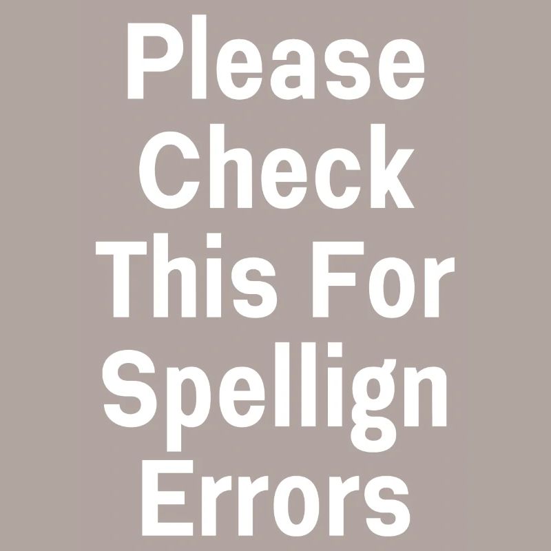 Please Check This For Spellign Errors