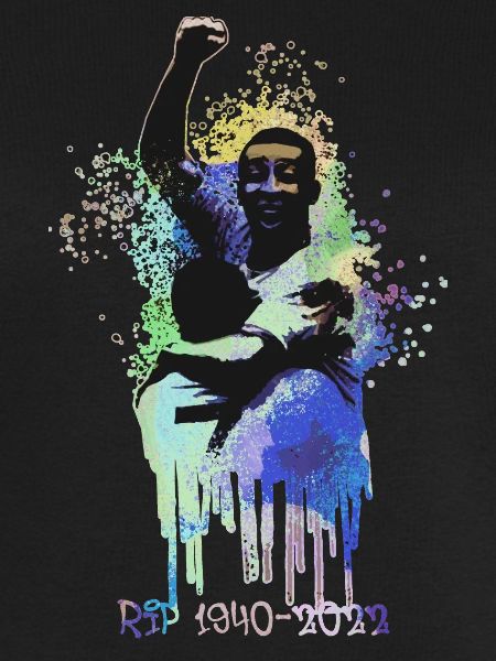 pele,fußballer,rip,brazilianer, graffiti