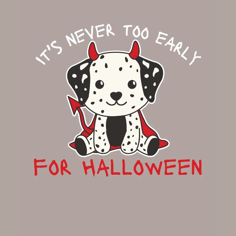 Dalmatians it's never too early for Halloween devils
