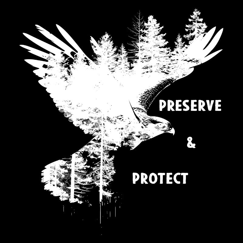 Preserrve & Protect Milan Rouge Oiseau de Proie