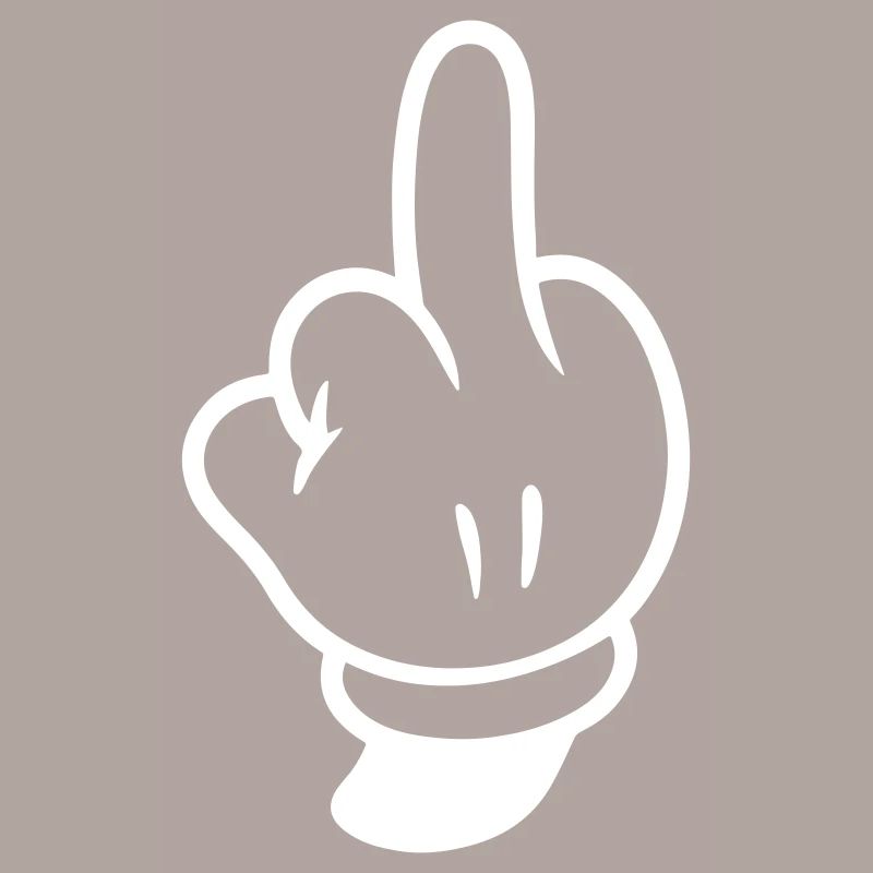 Middle Finger Hand Comic