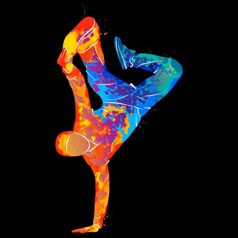 Break Dance Silhouette