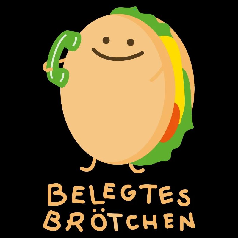 Brötchen mit Telefon