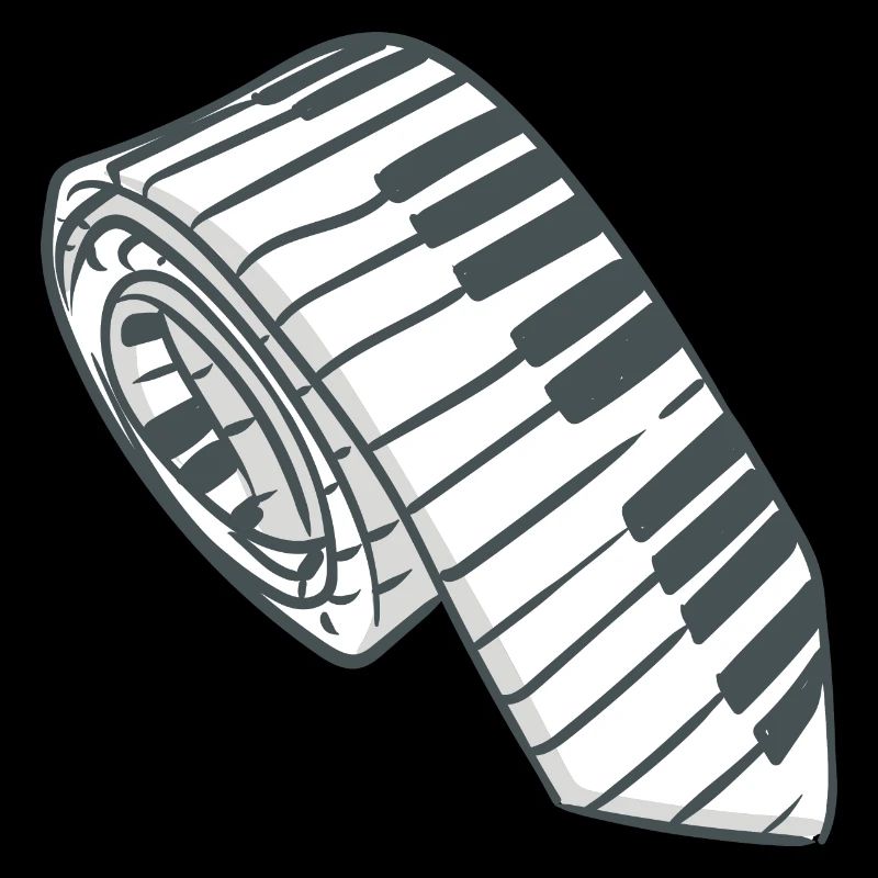 Piano Tie Piano Player Clavier