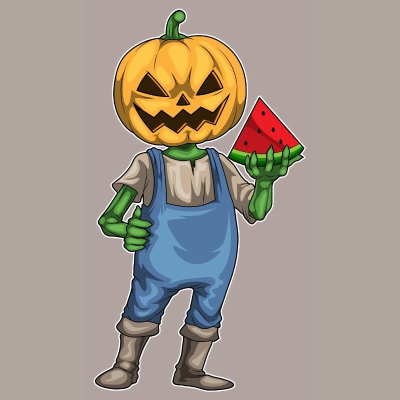 Jack O Lantern Halloween Pastèque