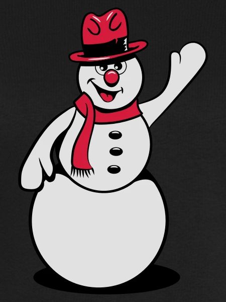Schneemann winken