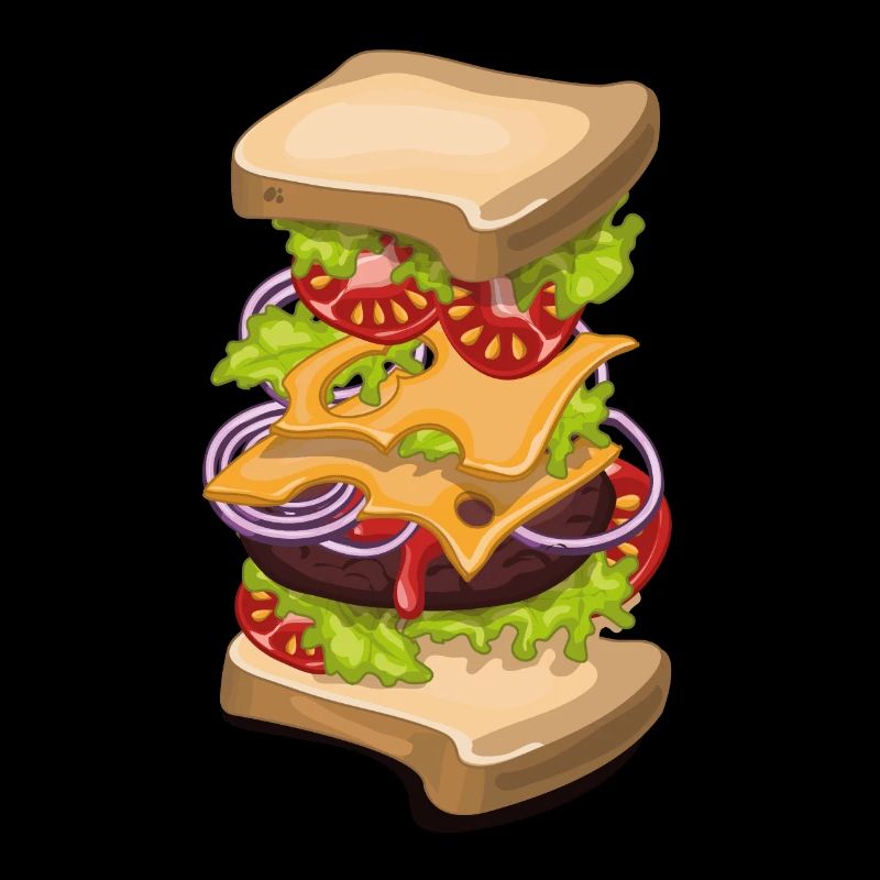 Großer Cheeseburger