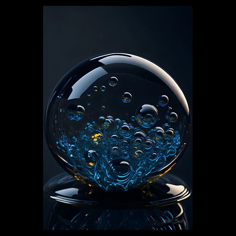 Bubbles in a bubble chrome 2