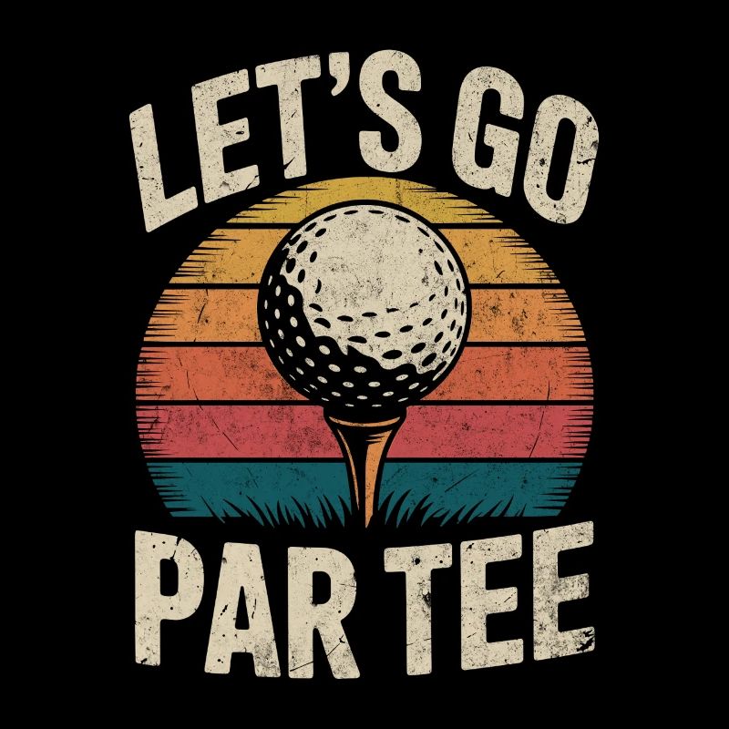 Par tee drôle golf design