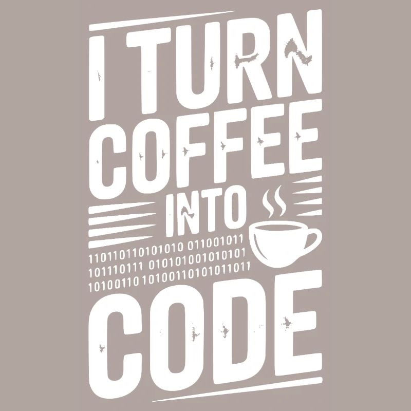 Je transforme le café en code