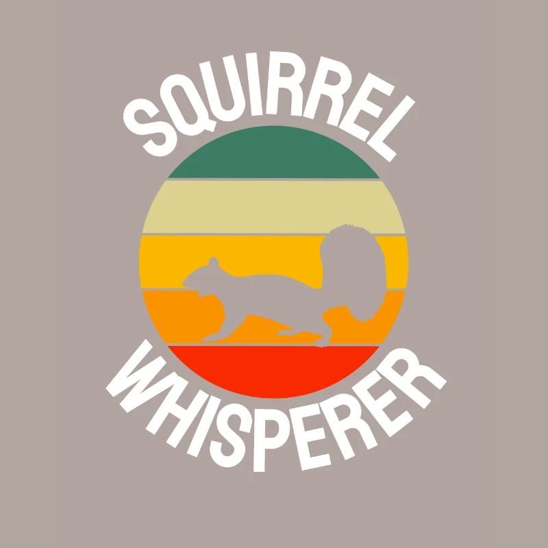 Retro Eichhörnchen Flüsterer