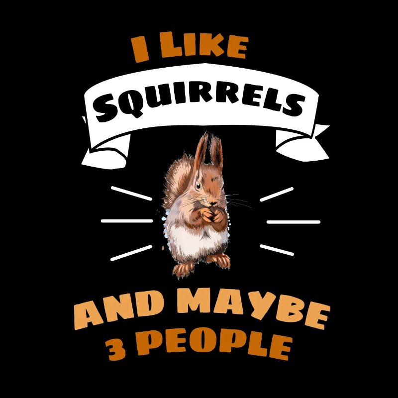 Ich mag Eichhörnchen Tier Geschenk Eichhörnchen