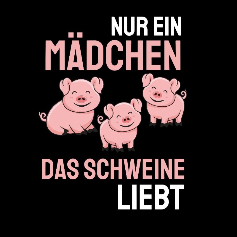 Schweine Bauer Landwirt Mädchen Geschenk Schwein