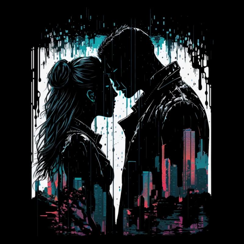 cyberpunk couple