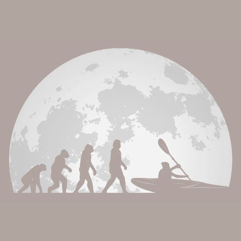 Kajak Kajakfahren Evolution