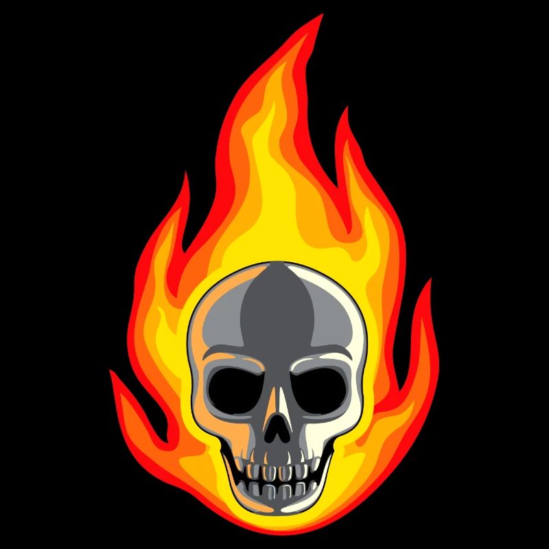 Skull on Fire