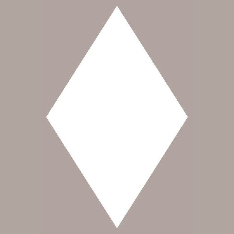 Diamond Shape Geometry Gift Math