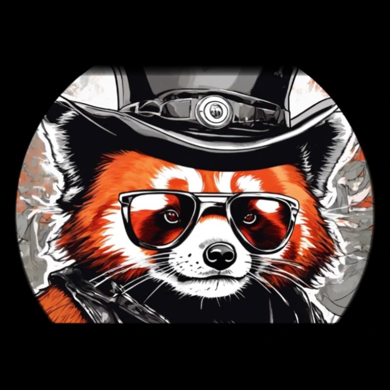 Chapeau de panda roux