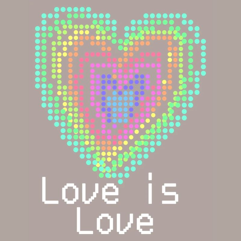 Herz, 3d, Computerherz, regenbogen, bunt