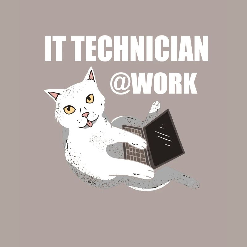 IT technicien de chat programmeur Techie