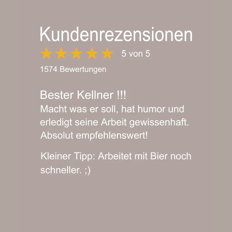 Kellner Bester Kellner Bedienung Oberkellner