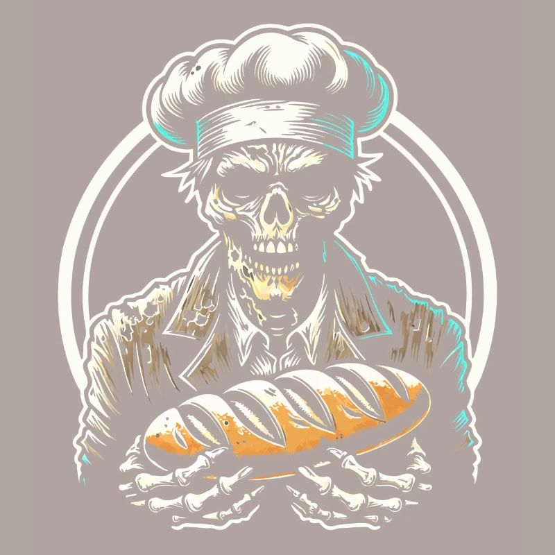 Baking Dead Zombie Bäcker gruseliger Bäcker