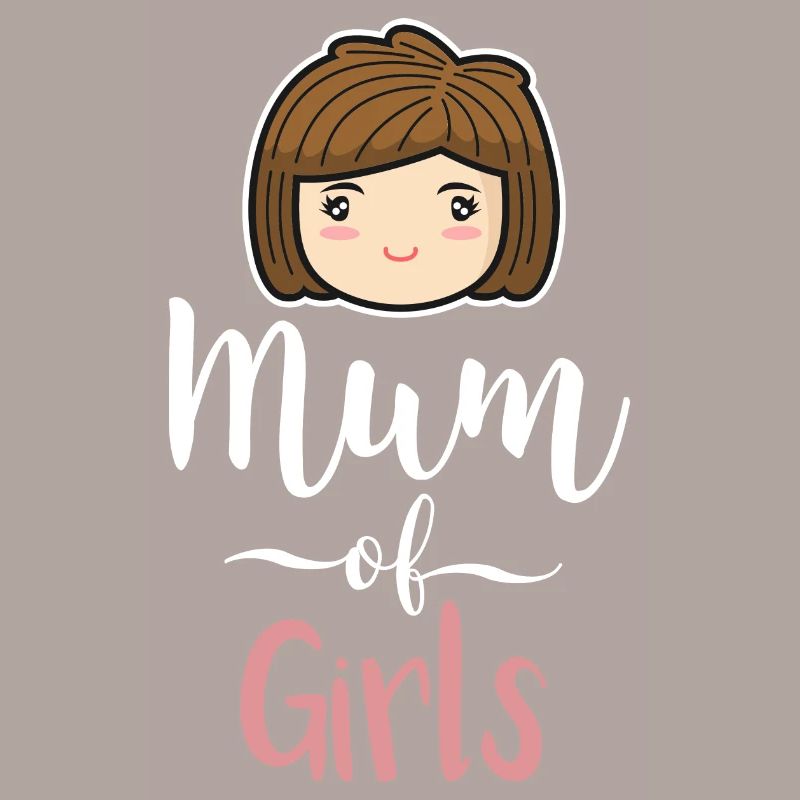 Mama von Mädchen Mutter Töchter Muttertag