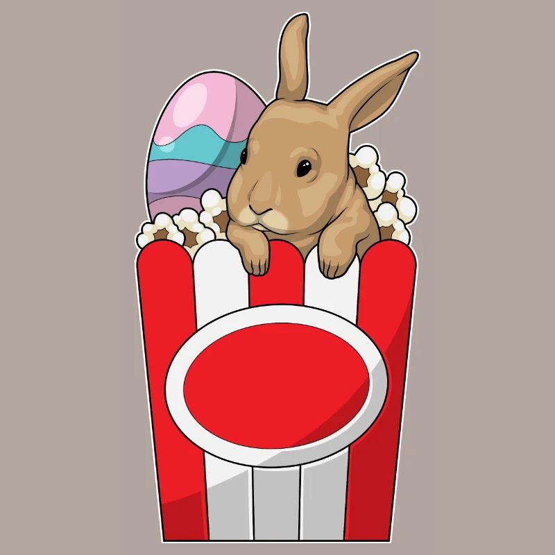 Lapin Pâques Oeuf de Pâques Popcorn