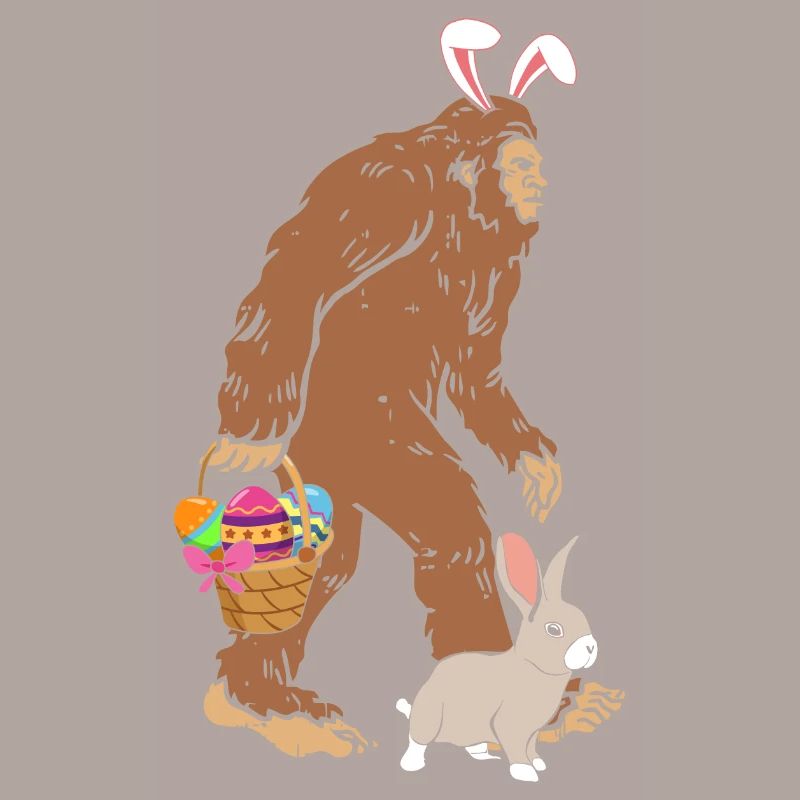 Easter Bigfoot Easter Eggs Easter Sunday