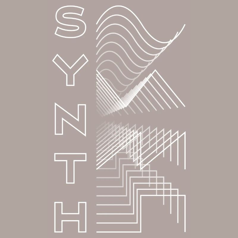 Synth Waveform Audio Analog Design Modular Gift