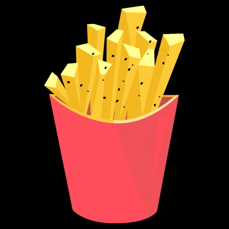 Abstrakte Kunst Pommes