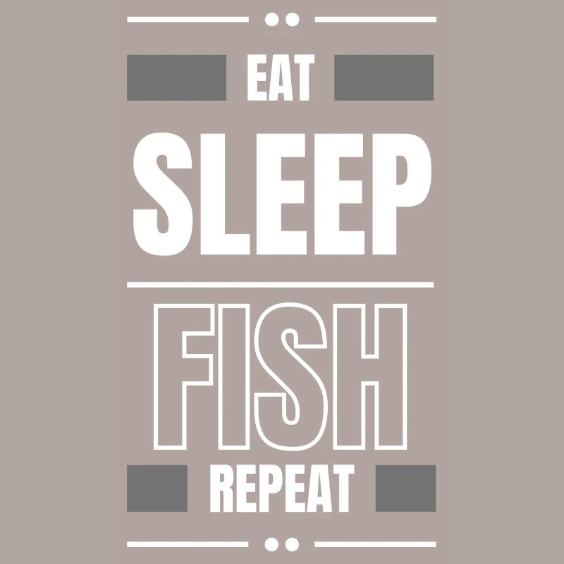 manger du poisson de sommeil répéter idée cadeau pêche en disant