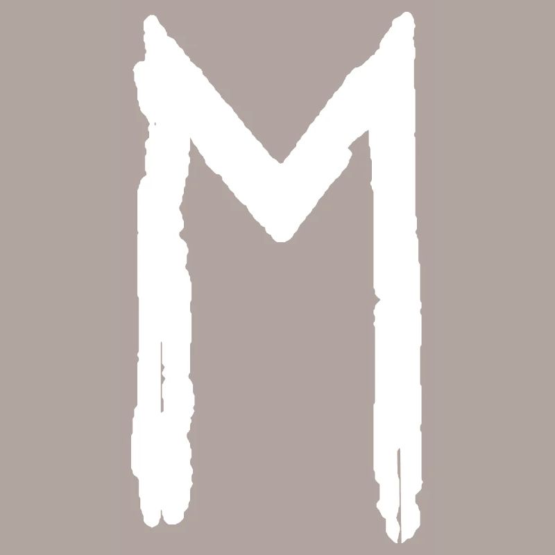Elder Futhark Rune Ehwaz - Buchstabe E