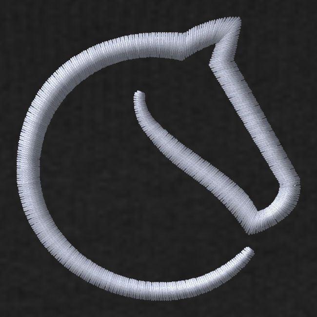 embroidered lichess logo