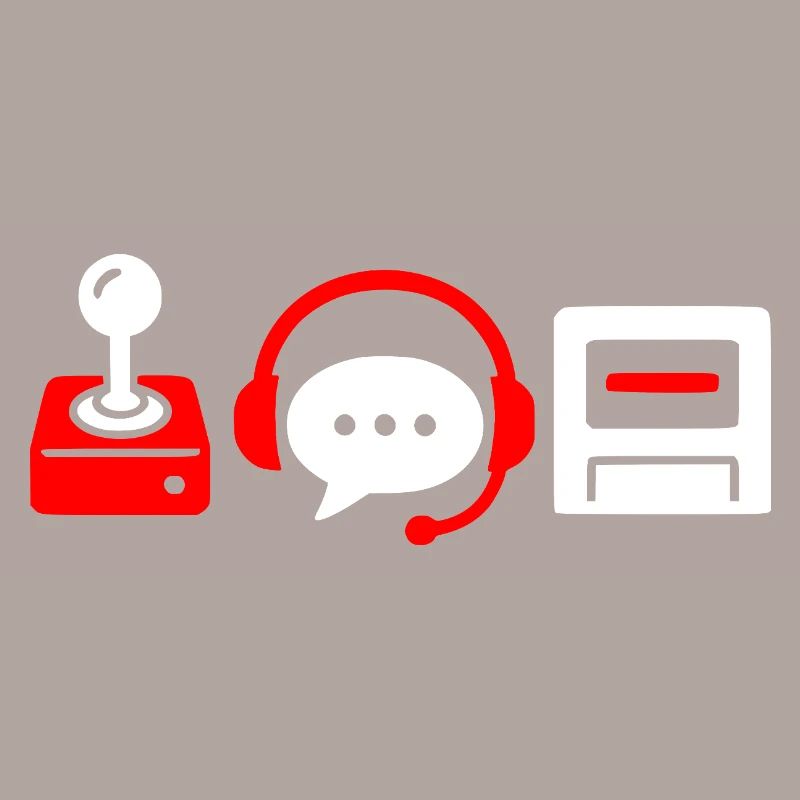 Retro-Controller, PC und Headset 
